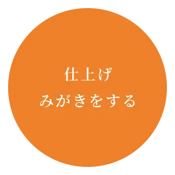 仕上げみがきをする